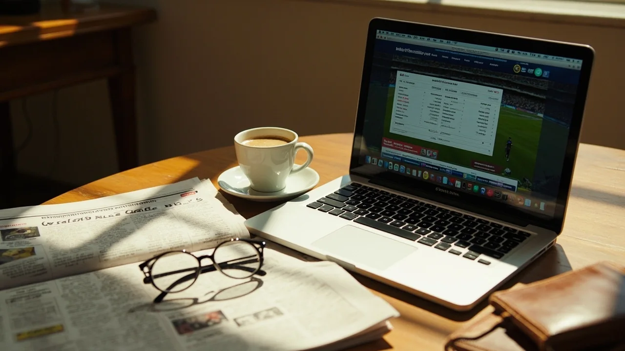 Editorial desk surface — the bonus credit rules angle for bonus-code step 04